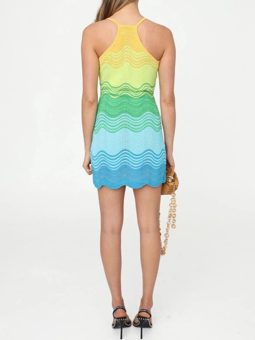 Torn by Ronny Kobo Hope Halter Knit Dress - Picture 2 of 8